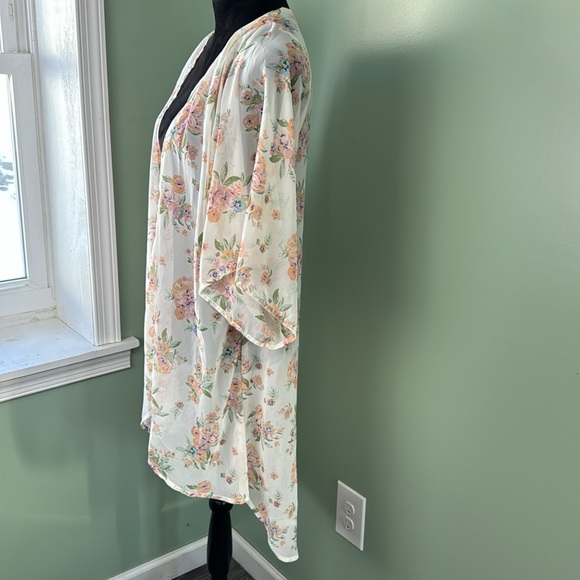 NWT Mudd sheer, chiffon kimono, small - Picture 2 of 5